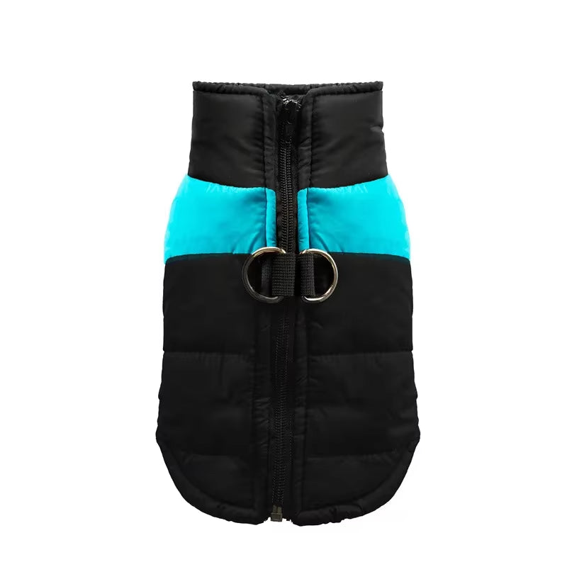 Waterproof Winter Dog Jacket – Warm Padded Coat with Zipper | Comfortable Vest for Small, Medium & Large Dogs