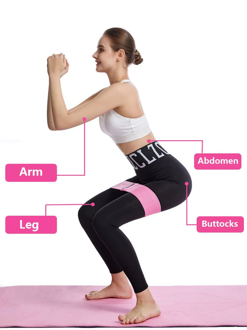 Premium Hip and Glute Resistance Bands Set
