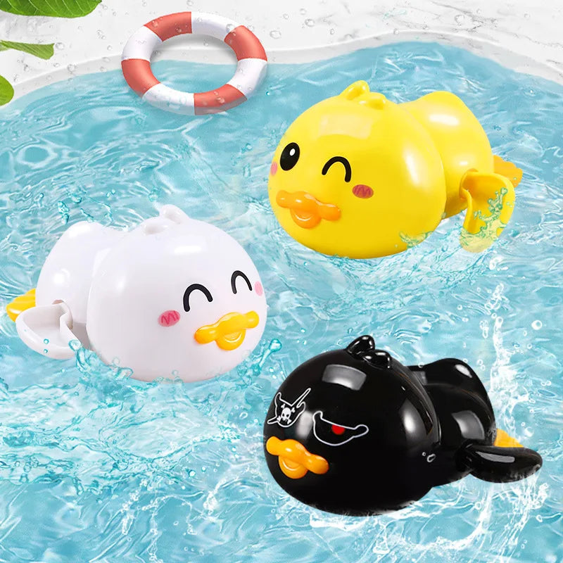 Adorable Water-Spraying Egg Toys: A Fun Duck & Penguin for Bath and Pool Time