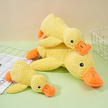 Premium Plush Duck Dog Toy | Durable & Squeaky Puppy Companion for Play & Comfort | Teeth Cleaning & Stress Relief