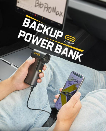 Fanttik B10 Pro Max Cordless Electric Air Duster – 130,000 RPM Brushless Motor, 6-Speed Adjustable, Long-Lasting Rechargeable Battery – Powerful Air Blower for Electronics, Workbench & Outdoor Use