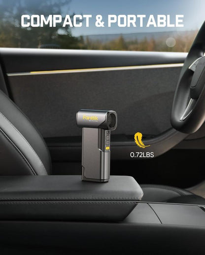 Fanttik B10 Pro Max Cordless Electric Air Duster – 130,000 RPM Brushless Motor, 6-Speed Adjustable, Long-Lasting Rechargeable Battery – Powerful Air Blower for Electronics, Workbench & Outdoor Use