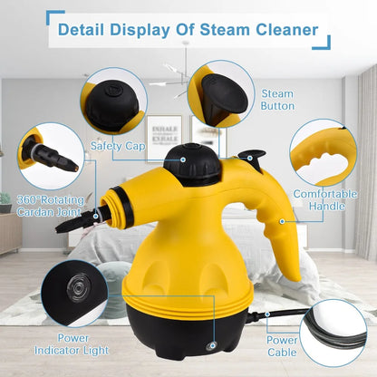 Handheld High-Temperature Steam Cleaner – Multi-Purpose Deep Cleaning for Kitchen, Bathroom & Car