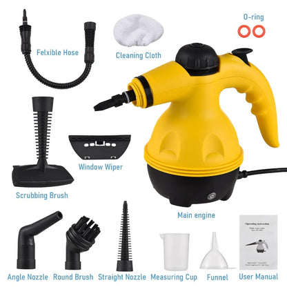 Handheld High-Temperature Steam Cleaner – Multi-Purpose Deep Cleaning for Kitchen, Bathroom & Car
