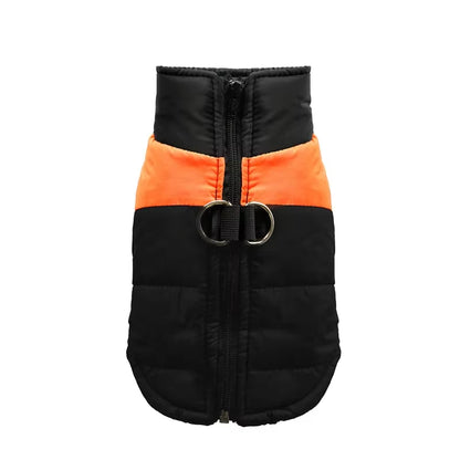 Waterproof Winter Dog Jacket – Warm Padded Coat with Zipper | Comfortable Vest for Small, Medium & Large Dogs
